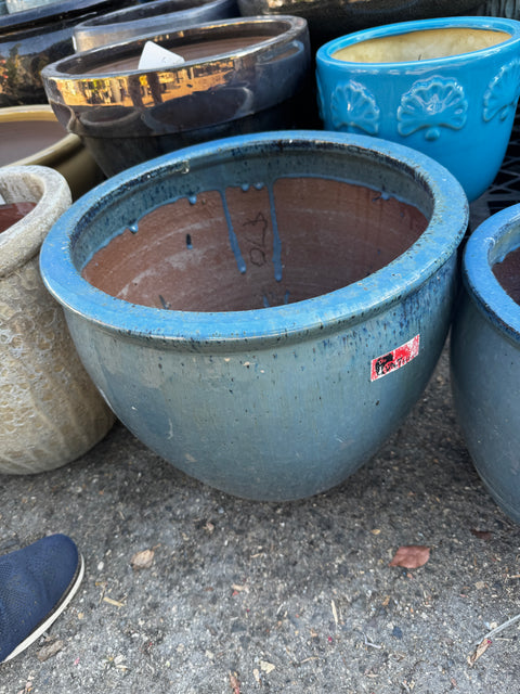 A1 Smooth Glaze Light Blue Egg Taper rim